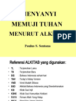 002. Menyanyi Memuji Tuhan Menurut Alkitab - Versi Singkat 1