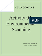 Applied Economics Environmental Scanning