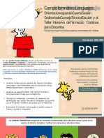 4ta Sesión CTE 2 - Campo Formativo Lenguajes