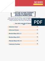 Perubahan Biaya Daftar Ulang Jenjang SD Harga SD