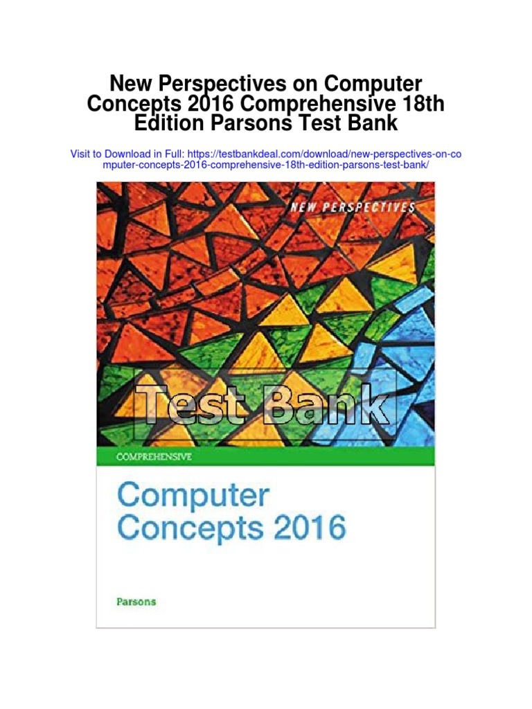 New Perspectives On Computer Concepts 2016 Comprehensive 18th Edition