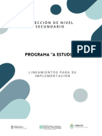 Programa A Estudiar-Lineamientos para Su Implementación