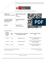 Certificado de Vacunación / Vaccination Certificate: Nombre / Name Fecha de Nacimiento / Date of Birth