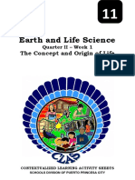 Earth and Life Science Week1 - TheConceptandOriginofLife - For RO-QA