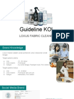 Guideline KOL - Fabric Cleaner 2023