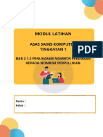 Modul Tingkatan 1-Penukaran Nombor Perduaan Kepada Nombor Perpuluhan