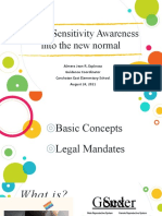 Gender - Sensitivity Awareness 2021