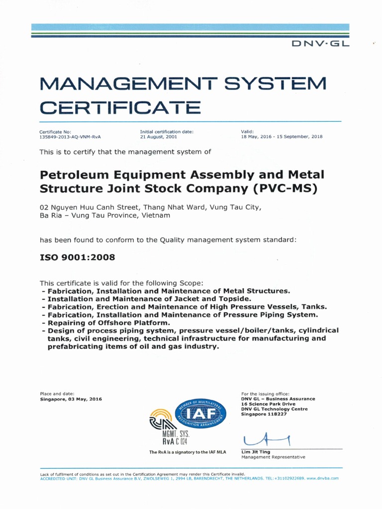 Iso 9001 - 2016 | PDF