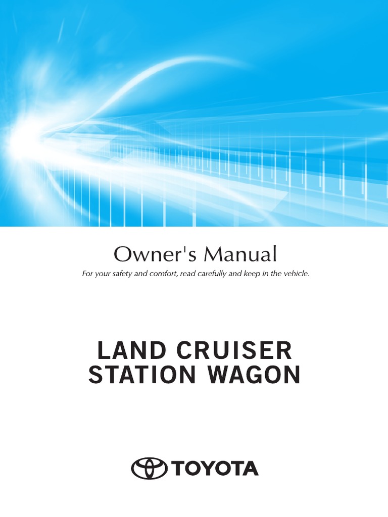 2018 TOYOTA LAND CRUISER OWNERS MANUAL PDF FREE DOWNLOAD visual data 6