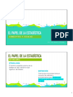 2.1 Papel de La Estadistica