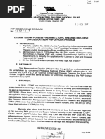 PNP MC 2017-008 Comprehensive PNP Policies and Guidelines On Leave | PDF