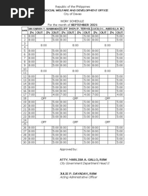 Work-Schedule
