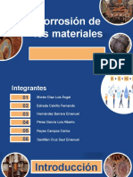 Corrosión de Los Materiales Presentación Humanidades 2