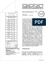 Res. Ex. #105 Establece Clasificacion de Comunas de Acuerdo Al Índice de Vulnerabilidad Sociodelictual - Editado