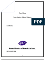 Re Positioning of Brand Cadbury - Case Study1