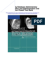 Oracle 10g Database Administrator Implementation and Administration 2nd Edition Powell Test Bank