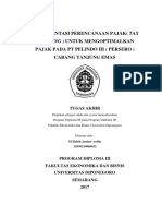 Implementasi Perencanaan Pajak (Tax: Planning) Untuk Mengoptimalkan