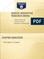 Lecture 5 - Descriptive Research Design-2