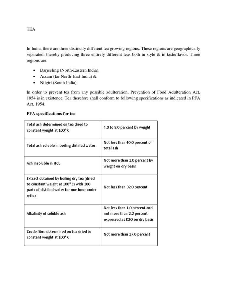 Tea Grading and Chemical Composition | PDF | Polyphenol | Tea