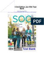 Soc 2014 3rd Edition Jon Witt Test Bank