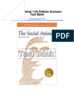 Social Animal 11th Edition Aronson Test Bank