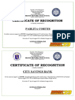 Committee Certificates