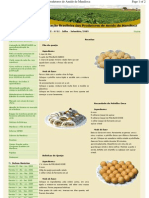 Rocambole de Polvilho Doce