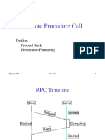 Remote Procedure Call: Outline