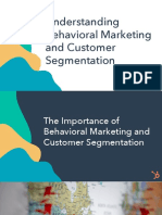 Understanding Behavioral Marketing and Customer Segmentation