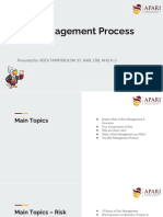 Rudi Tampubolon - Risk Management Process 