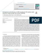 Investigation On The Behaviour of CFRP Strengthened CHS Members Under Monotonic Loading Through Finite Element Modelling