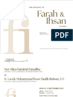 Farah & Ihsan Invitation
