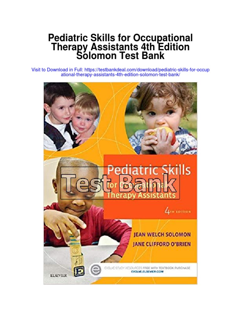 Pediatric Skills For Occupational Therapy Assistants 4th Edition