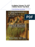 People and A Nation Volume I To 1877 Brief 10th Edition Norton Test Bank