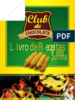 Livro de Receitas Club Chocolate Festab Junina