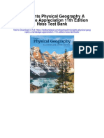 Mcknights Physical Geography A Landscape Appreciation 11th Edition Hess Test Bank