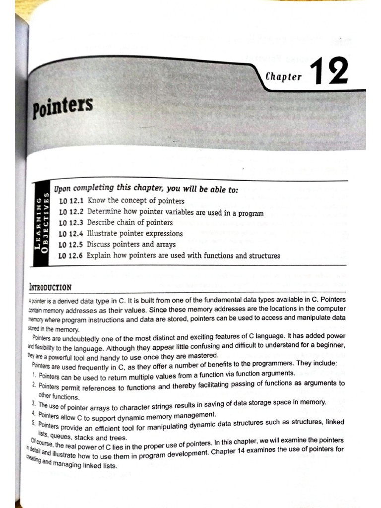Ch. No. 5. Pointers | PDF