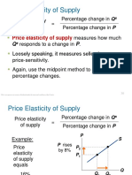 Other Elasticities