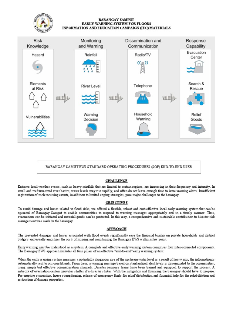 Early Warning System | PDF | Flood | Emergency Management