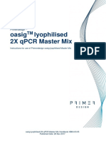 Oasig Lyophilised QPCR Master Mix Handbook