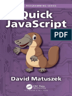 Quick JavaScript (David Matuszek) (Z-Library)
