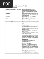 SCDF Occupancy Load and Exit Requirements | PDF | Stairs | Door