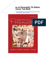 Perspectives On Personality 7th Edition Carver Test Bank