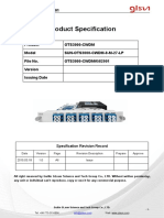 Ots3000 CWDM Coarse Wavelength Division Multiplexer Data Sheet 582901
