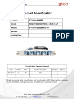 Ots3000 DWDM Dense Wavelength Division Multiplexer Data Sheet 581901