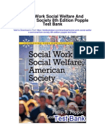 Social Work Social Welfare and American Society 8th Edition Popple Test Bank