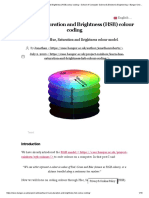 Hue Saturation and Brightness (HSB) Colour Coding - School of Computer Science & Electronic Engineering - Bangor University