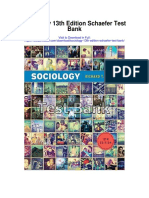 Sociology 13th Edition Schaefer Test Bank
