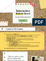 Interactive Bulletin Board XL by Slidesgo