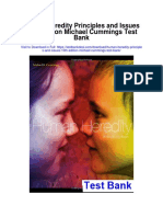 Human Heredity Principles and Issues 10th Edition Michael Cummings Test Bank